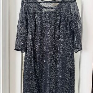 Elegant navy  Sequin Dress